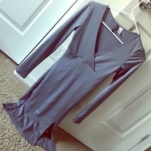 Long Sleeve light blueish grey H&M dress